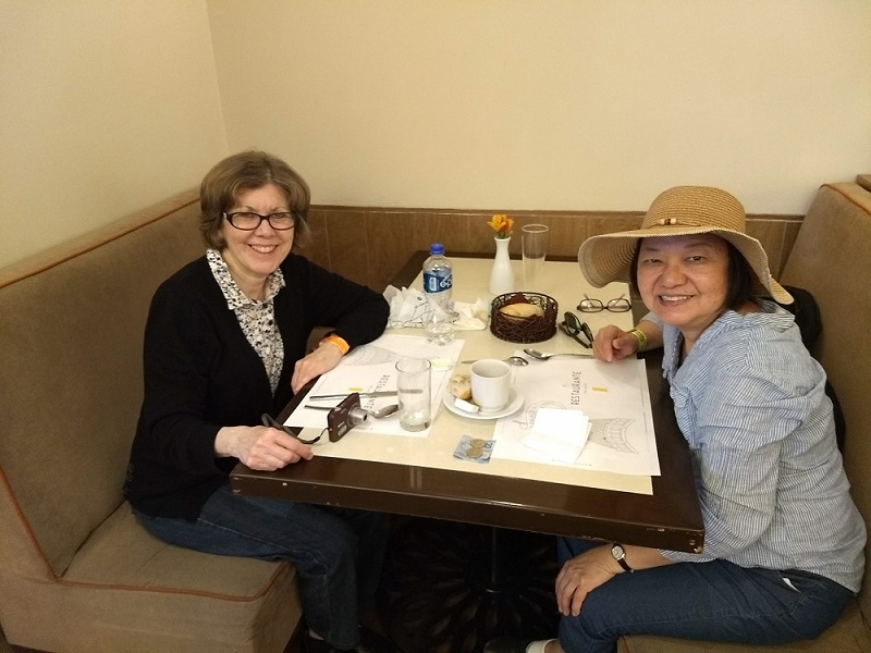 Anne, a friend from Chicago visiting Mexico City. January 2019